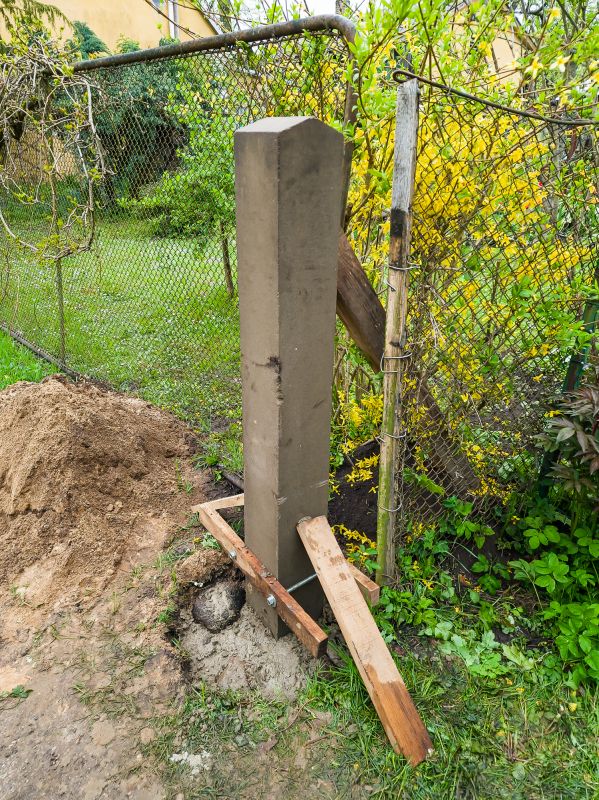 Fence Post Hole Digging